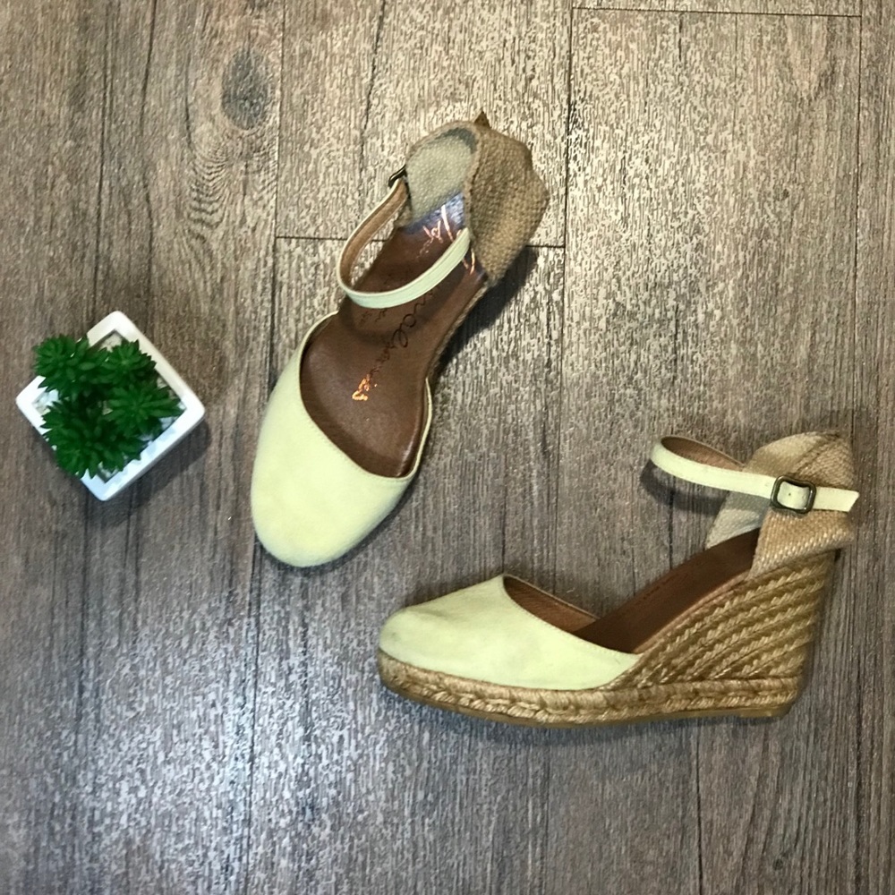 GAIMO | Suede Wedge Platform Espadrilles | 7
